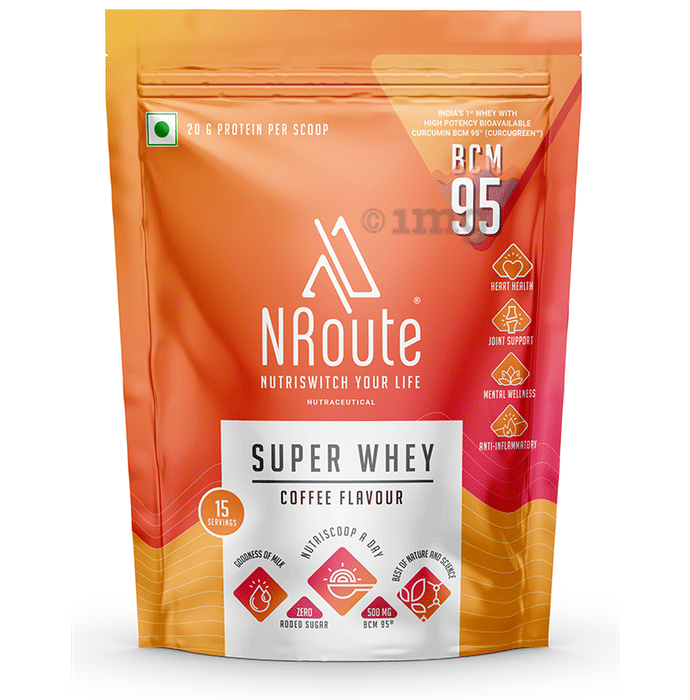 Nroute Super Whey Protein Powder Coffee