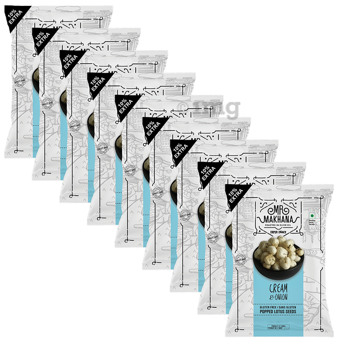 Mr Makhana Cream & Onion (25gm Each)