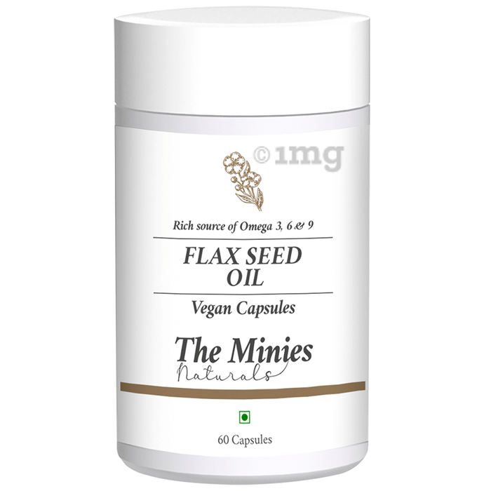 The Minies Naturals Flaxseed Oil Vegan Capsule
