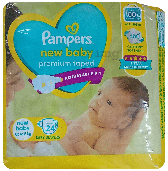 Pampers New Baby Premium Taped Diaper