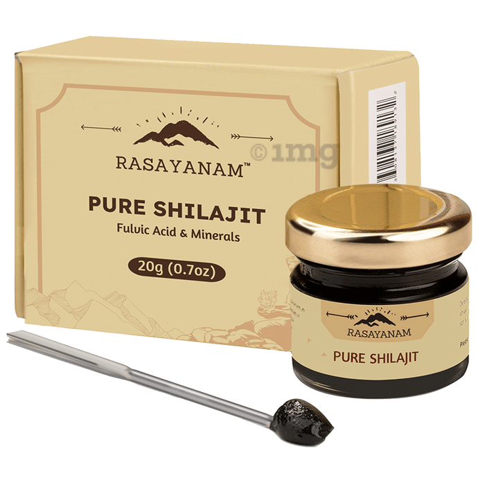 Rasayanam Pure Shilajit with Fulvic Acid & Minerals | For Vigour & Strength