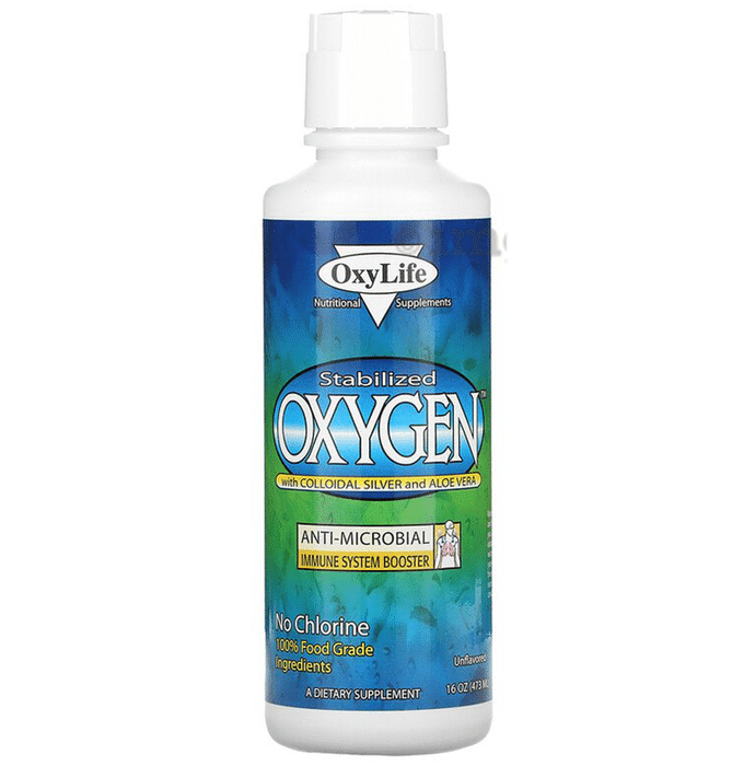Oxy Life Stabilized Oxygen With Colloidal Silver and Aloe Vera
