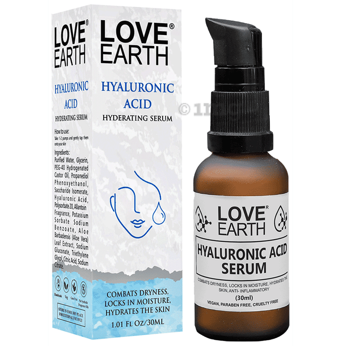 Love Earth Hyaluronic Acid Serum Buy pump bottle of 30.0 ml Serum at
