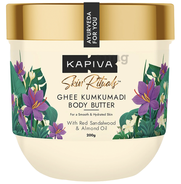 Kapiva Skin Rituals Ghee Kumkumadi Body Butter (100gm Each)