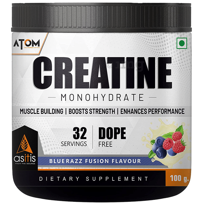 AS-IT-IS Nutrition Atom Creatine Monohydrate Bluerazz Fusion