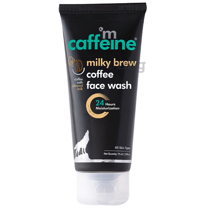 mCaffeine Naked & Raw Coffee Face Wash | Normal to Oily Skin Latte