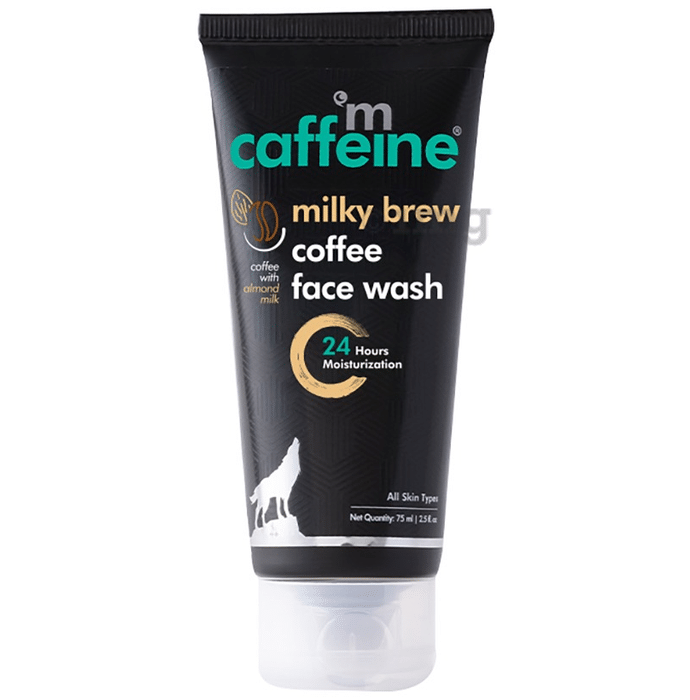 mCaffeine Naked & Raw Coffee Face Wash | Normal to Oily Skin Latte