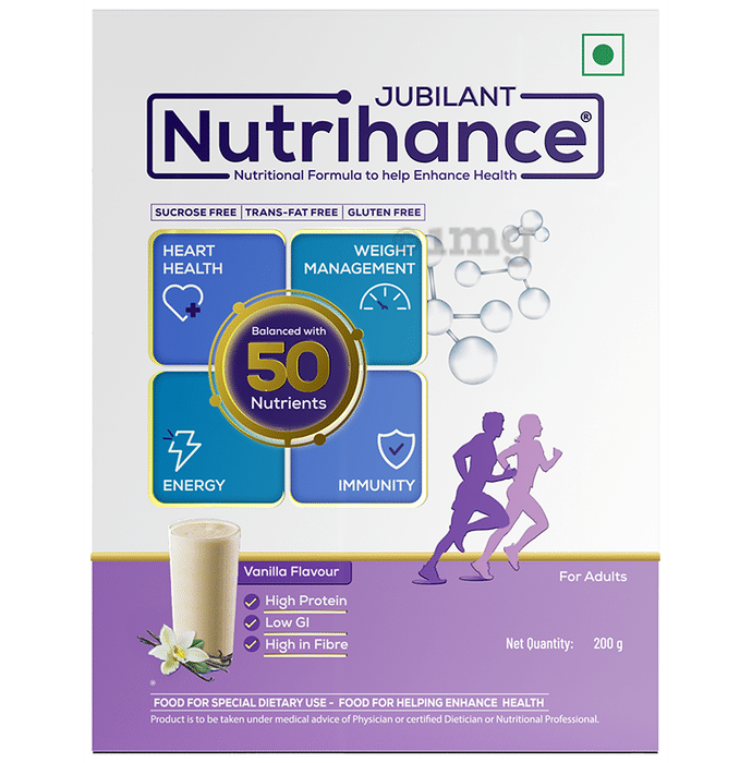 Jubilant Nutrihance for Heart, Energy, Weight Mangement & Immunity | Flavour Vanilla