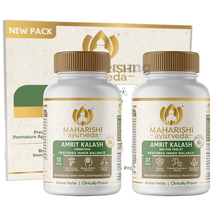 Maharishi Amrit Kalash - Dual Pack (With Sugar Free Tablets)