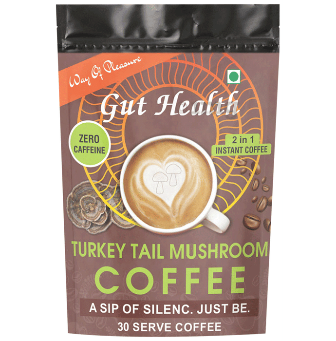 Way Of Pleasure Turkey Tail Mushroom Coffee Caffeine Free instant Coffee