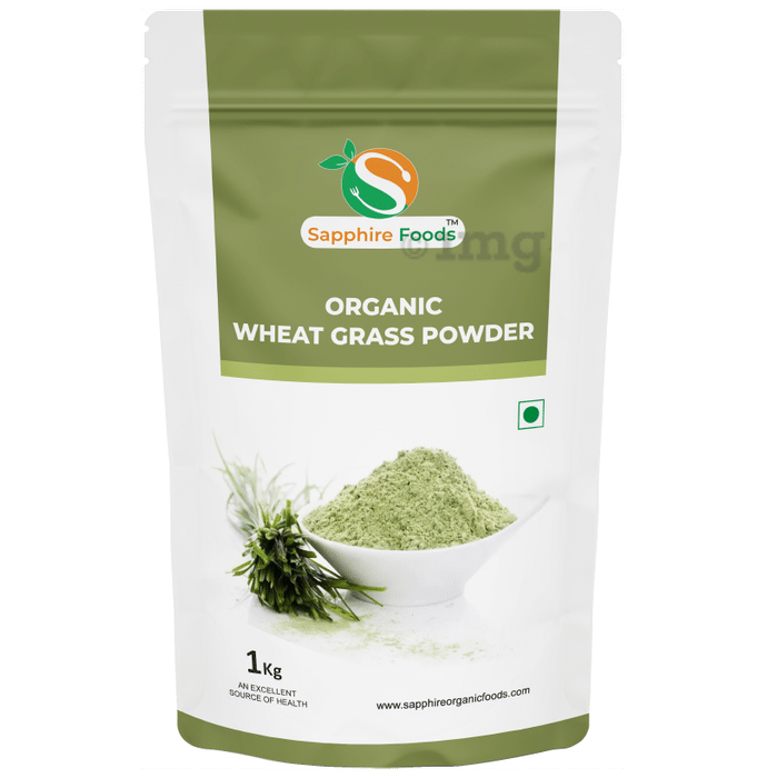 Sapphire Foods Organic Wheat Grass Powder
