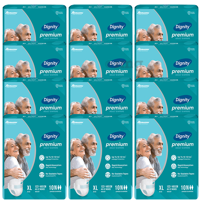 Dignity Premium Adult Diaper (10 Each) XL