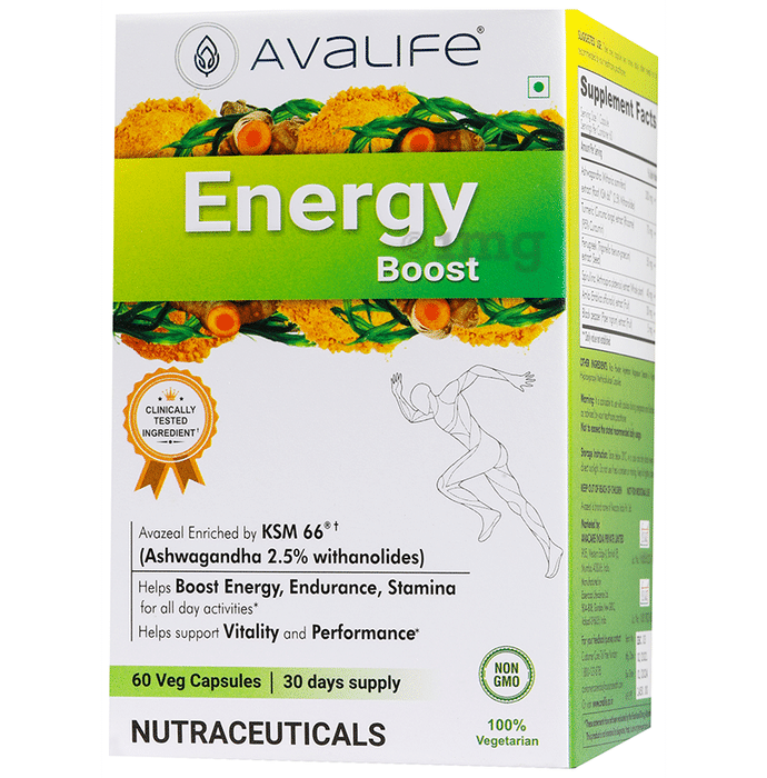 Avalife Energy Boost Veg Capsule