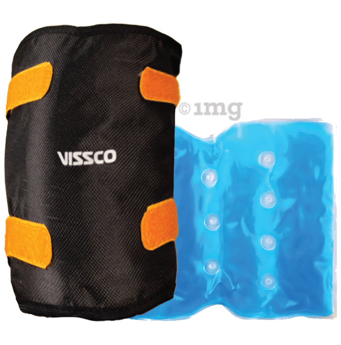 Vissco Active 4004 Flexi Hot & Cold Gel Pack Universal Black
