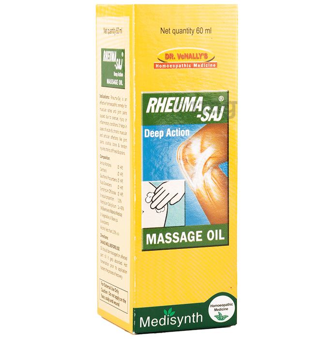 Medisynth Rheuma-Saj Massage Oil: Buy bottle of 60 ml Oil at best price ...