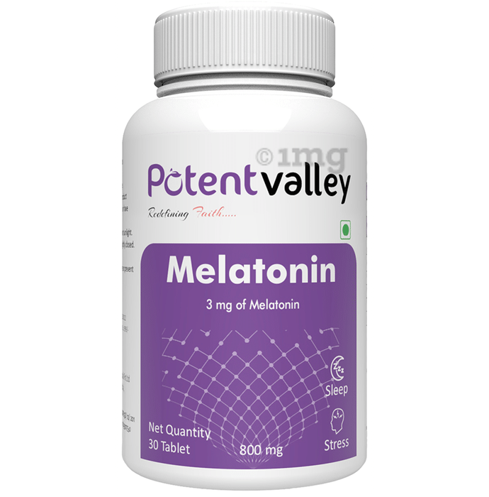 Potent Valley Melatonin 3mg Tablet