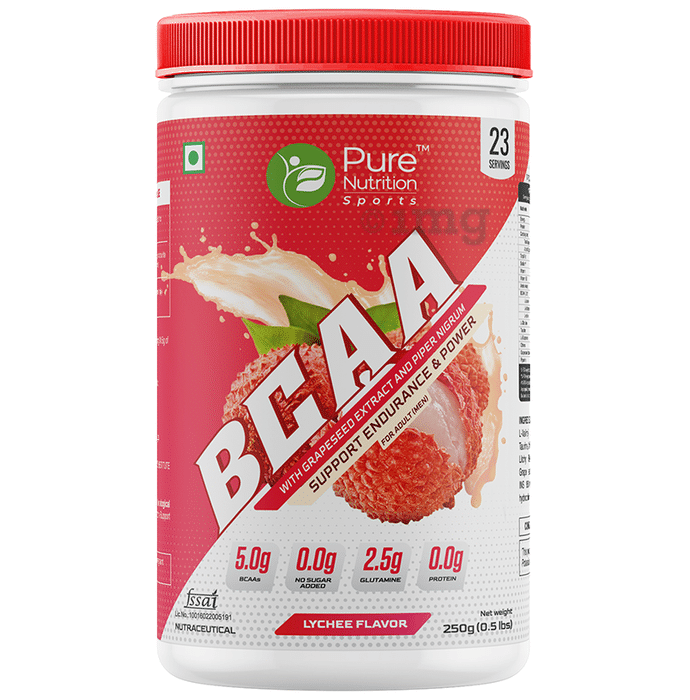 Pure Nutrition BCCA Support Endurance & Power  Powder Lychee
