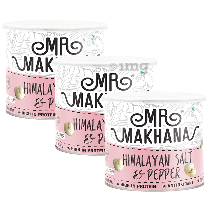 Mr Makhana Himalayan Salt & Pepper (50gm Each)
