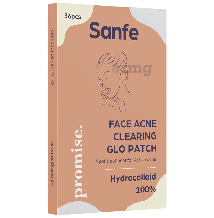 Sanfe Promise Hydrocolloid 100% Face Acne Clearing Glo Patch