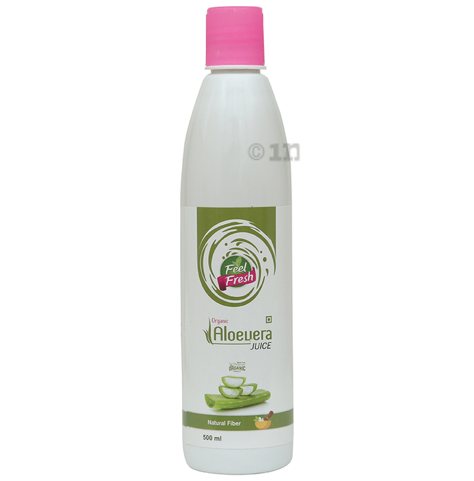 Feel Fresh Organic Aloevera Juice Natural Fiber