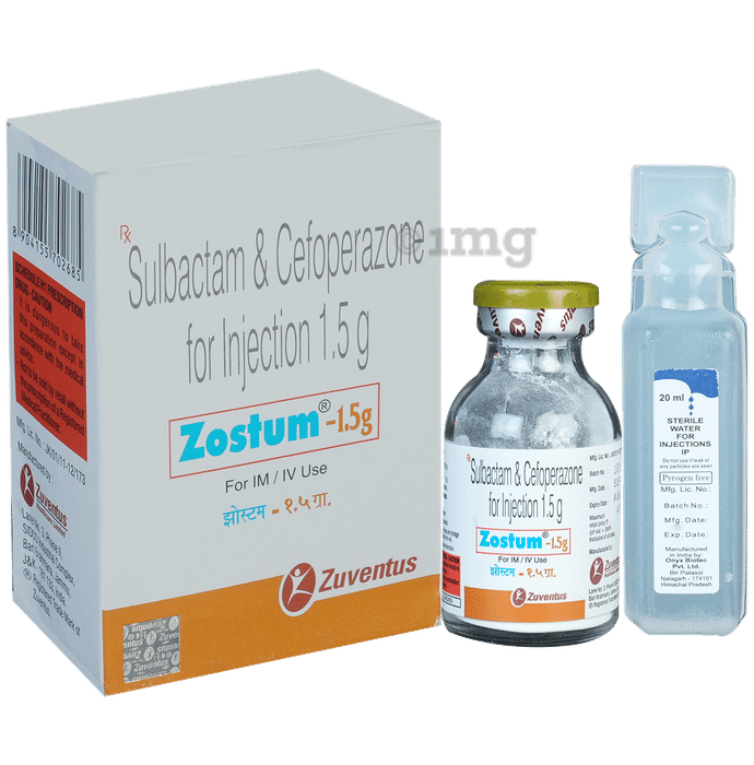 Zostum 1.5gm Injection