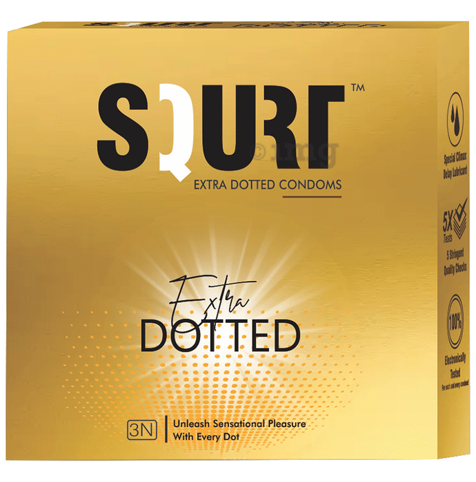 Squrt Condom Extra Dotted