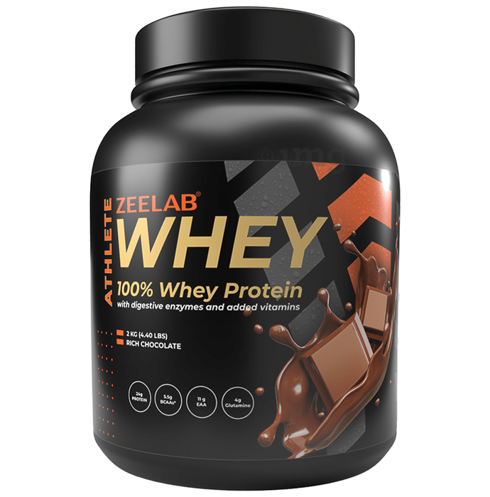 Zeelab 100% Whey Protein Powder Rich Chocolate