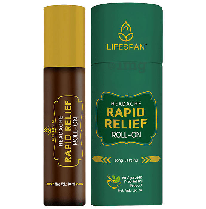 Lifespan Headache Rapid Relief Roll-On | 100% Ayurvedic Solution for Headache and Migraine Relief