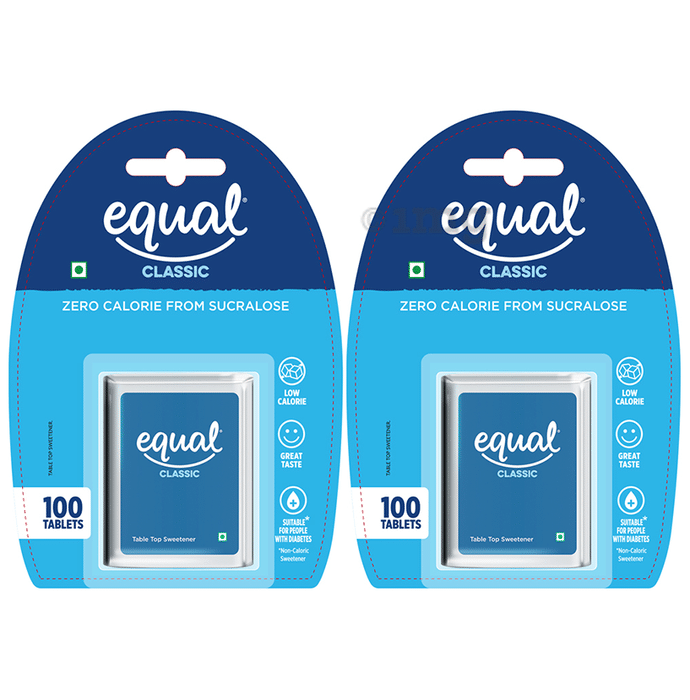 Equal Classic Zero Calorie from Sucralose Tablet (100 Each)