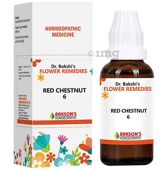 Dr Bakshi's  Flower Remedies Red Chestnu 6