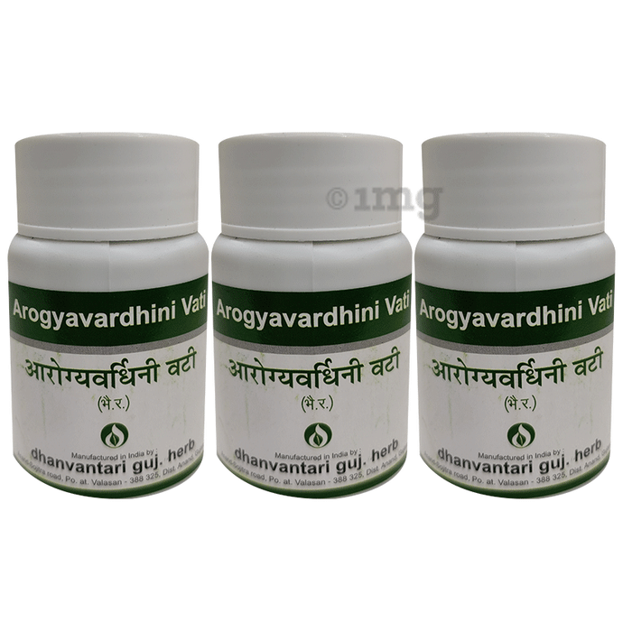Dhanvantari Arogyavardhini Vati (60 Each)