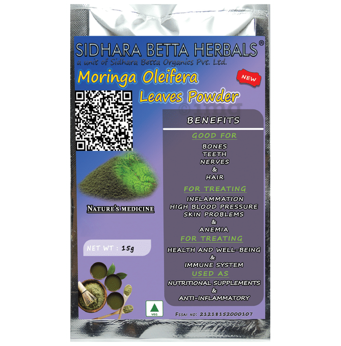 Sidhara Betta Herbals Moringa Oleifera Leaves Powder