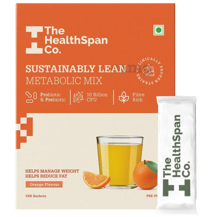 The Healthspan Co. Sustainably Lean Metabolic Mix Sachet (15 Each) Orange