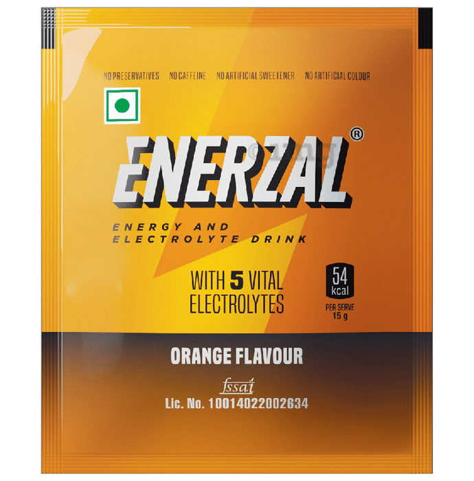 Enerzal Electrolyte Drink | Flavour Powder Orange