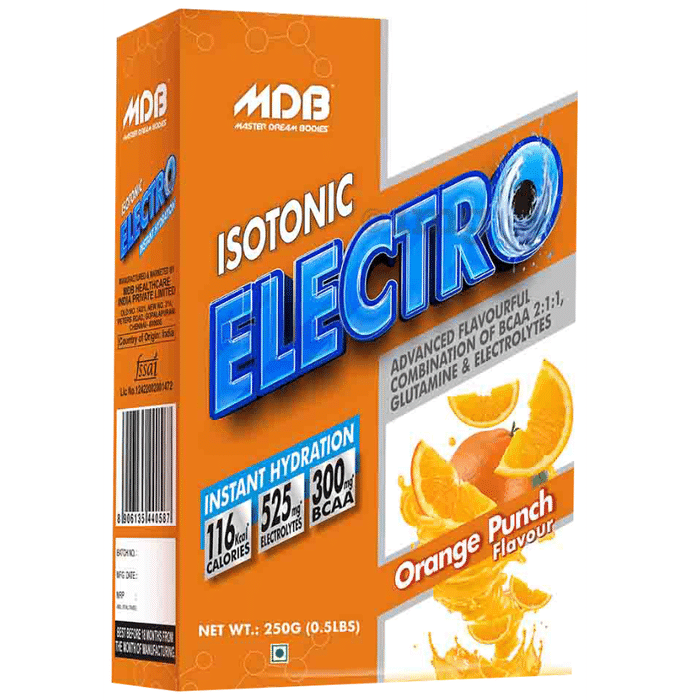 MDB Master Dream Bodies  Isotonic Electro Orange Punch