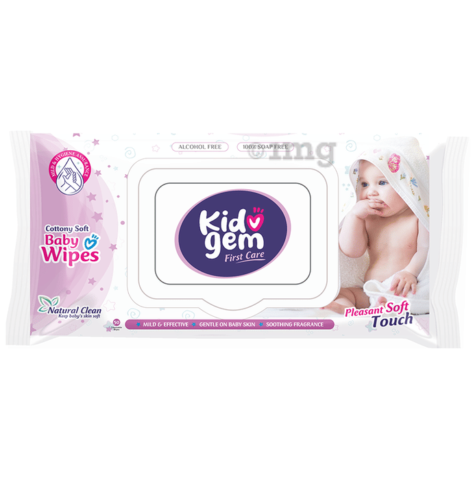 Kidogem First Care Baby Wipes Buy packet of 50.0 wipes at best price in India 1mg