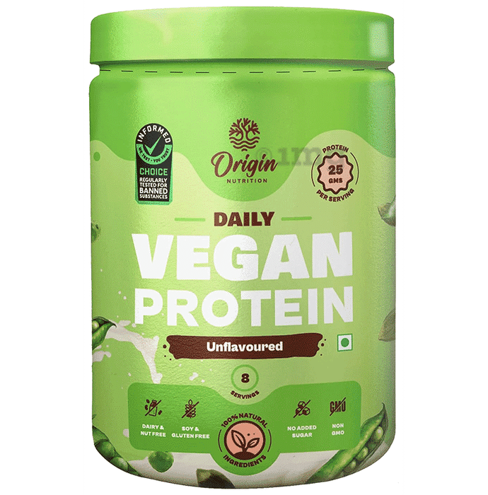 Origin Nutrition Vegan Plant Protein Powder Unflavored
