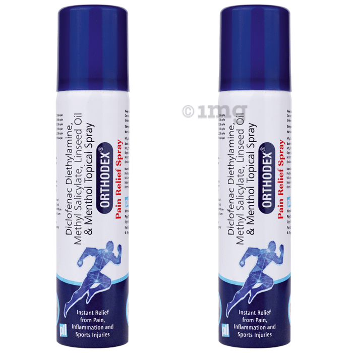 PIL Orthodex Pain Relief Spray - Instant Relief From Pain, Inflammation & Sports Injuries