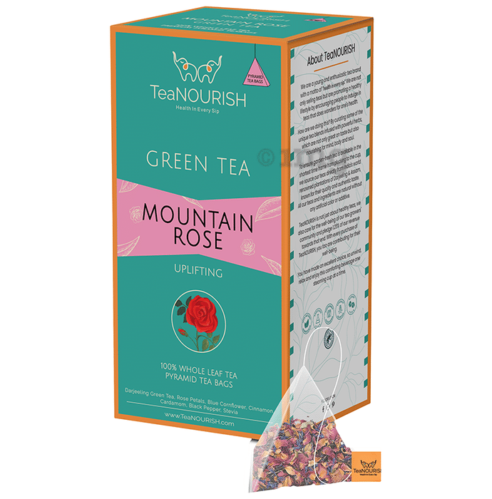 TeaNourish Tea Bag Green Mountain Rose & Jasmine