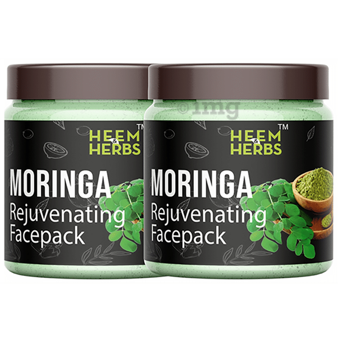 Heem & Herbs Moringa Rejuvenating Face Pack (100gm Each)