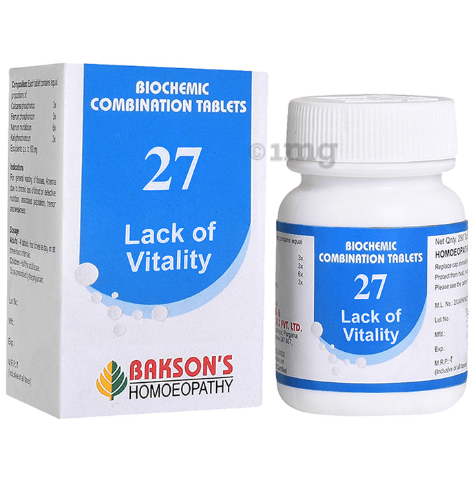 Bakson's Homeopathy Biocombination 27 Tablet
