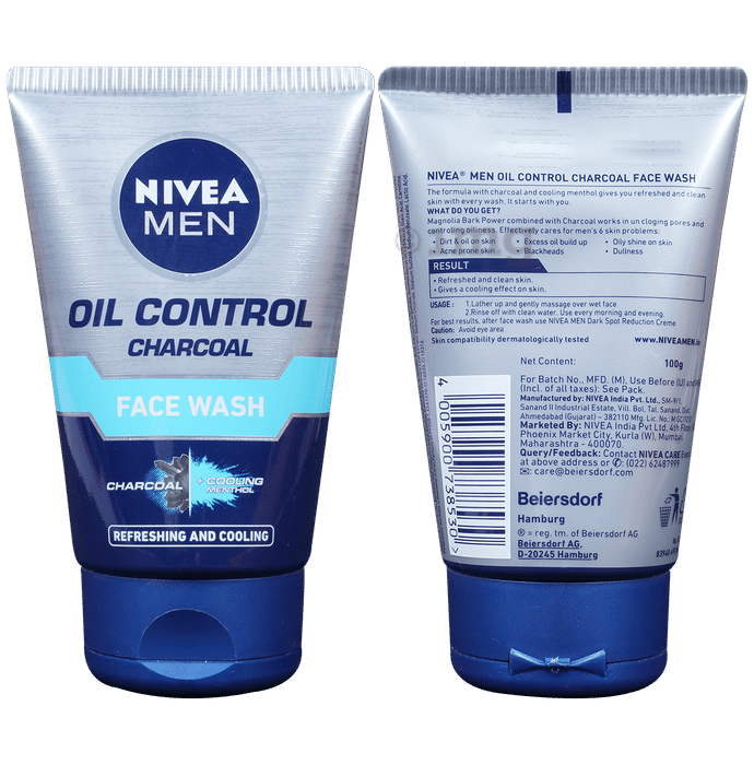 Nivea Men Oil Control Charcoal Face Wash