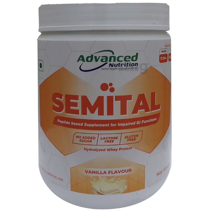 Semital Powder Vanilla Gluten, Lactose & Sugar Free