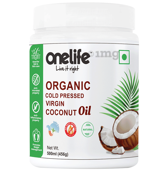 OneLife Organic Cold Pressed Virgin Coconut Oil