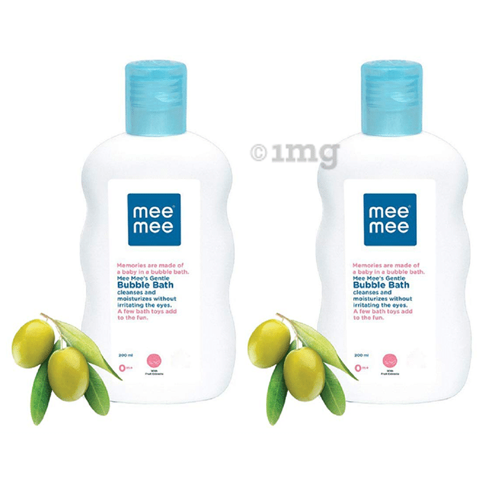 Mee Mee Gentle Baby Bubble Bath with Fruit Extracts (200ml Each)