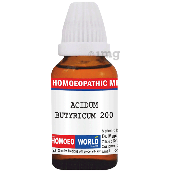 Dr. Majumder Homeo World Acidum Butyricum Dilution 200