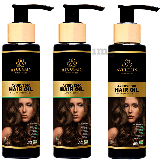 Ayuugain Ayurvedic Hair Oil (100ml Each)