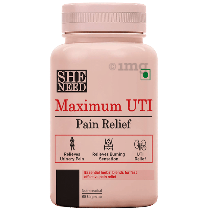 SheNeed Maximum UTI Pain Relief Capsule