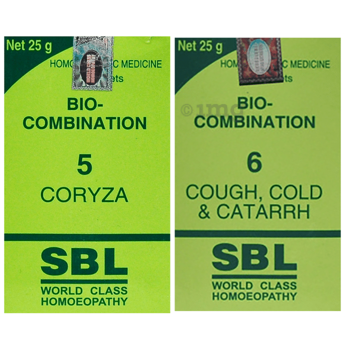 Combo Pack of SBL Bio-Combination 6 Tablet & SBL Bio-Combination 5 Tablet (25gm Each)