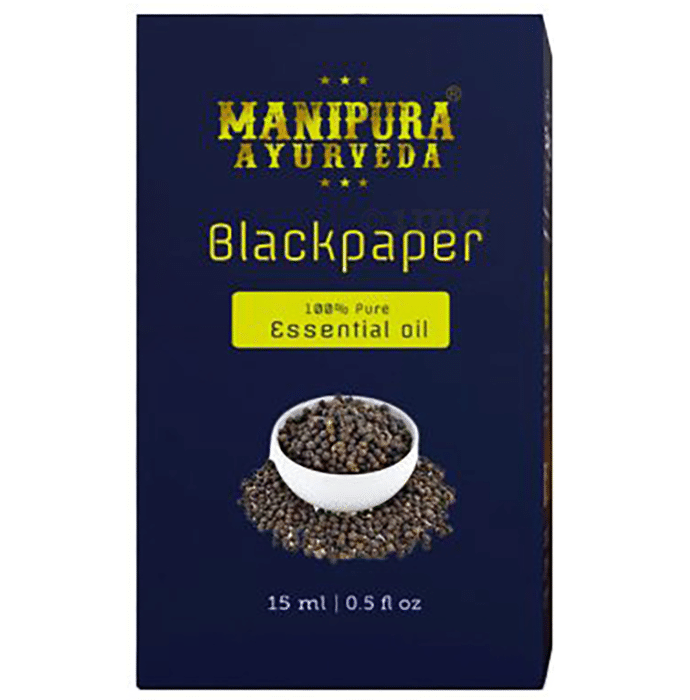 Manipura Ayurveda 100% Pure Essential Oil Black Paper
